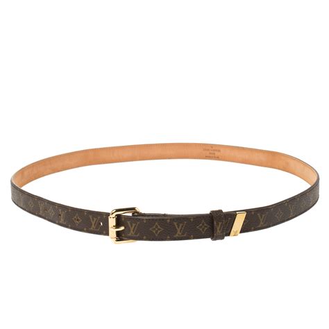 lv skinny belt